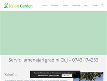Tablet Screenshot of kalongarden.ro